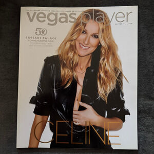 CELINE DION Las Vegas Player CAESARS PALACE 50 YEAR COMMEMORATIVE ISSUE 2016 NEW